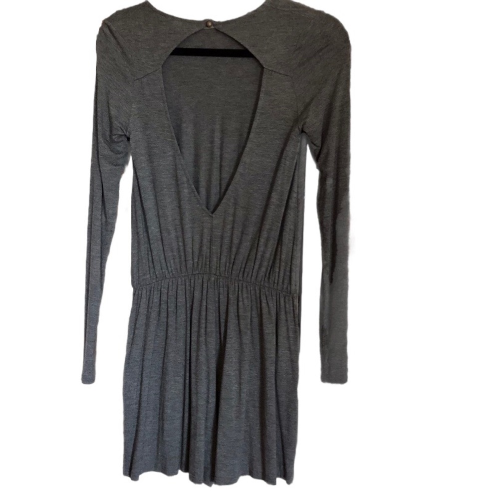 Sole Mio M Romper Keyhole Back Pockets Long Sleeve